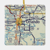 オーランドヴィンテージの地図 セラミックオーナメント (正面)