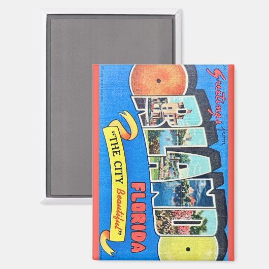 オーランドヴィンテージ挨拶 マグネット (正面/裏面)