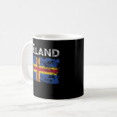 オーランド動揺して州旗 コーヒーマグカップ (正面左)