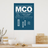 オーランド国際的エアポートMCO ポスター (キッチン)