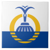 オーランド州旗 タイル (正面)