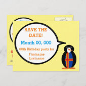 オーランド諸島のマス・ペンギンカスタマイズグッズ 案内ポストカード (正面/裏面)