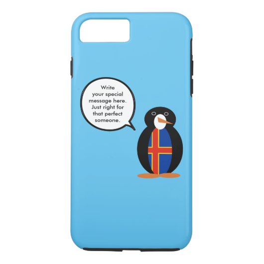 オーランド諸島の会話するペンギンMs.カスタマイズ可能 Case-Mate iPhoneケース (裏面)