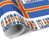 オーランド諸島オーランド国旗 ラッピングペーパー (ロールコーナー)