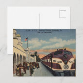 オーランド鉄道駅 ポストカード (正面/裏面)