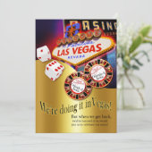 オーランド＆ジャッキー ラスベガス レセプション 招待状 (スタンド正面)