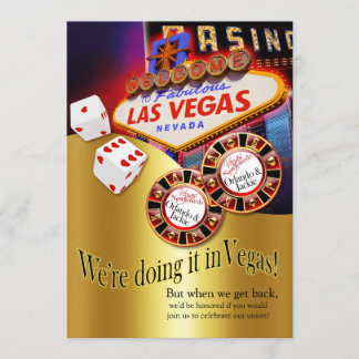 オーランド＆ジャッキー ラスベガス レセプション 招待状