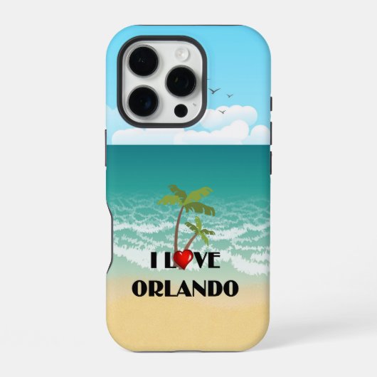 オーランド フロリダが大好き iPhoneケース (裏面)