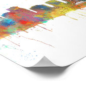 オーランド，フロリダのスカイライン ポスター (角)