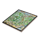 オーランド・フロリダのマンガの地図 タイル (側面)