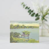 オーランド,フロリダヴィンテージレイクエオラバンドシェル ポストカード (スタンド正面)