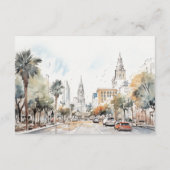 オーランド フロリダ州 スカイライン 結婚式 披露宴 エンクロージャーカード (裏面)