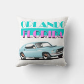 オーランド・フロリダ80年代のポスター クッション (裏面)