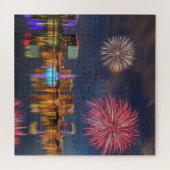 オーランド フロリダ レイク エオラ 花火 & 噴水 ジグソーパズル (横)