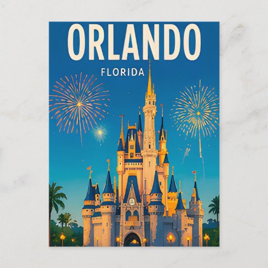 オーランド フロリダ 旅行 都市風景 ポストカード (正面)
