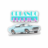オーランド フロリダ 80年代 ポスター シール (正面)