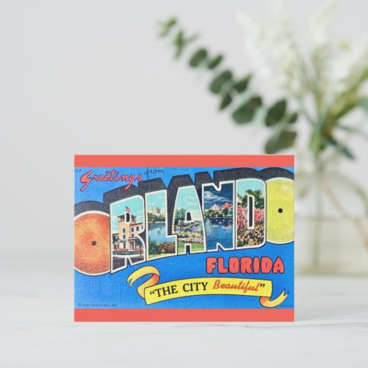 オーランド ヴィンテージ グリーティング ポストカード (スタンド正面)