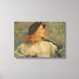 オーランド（美しい青年）（by E.R.ヒューズ） キャンバスプリント