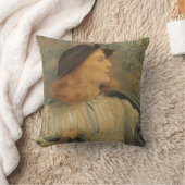 オーランド（美しい青年）（by E.R.ヒューズ） クッション (ブランケット)