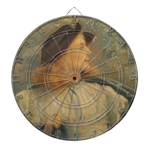 オーランド（美しい青年）（by E.R.ヒューズ） ダーツボード (正面)