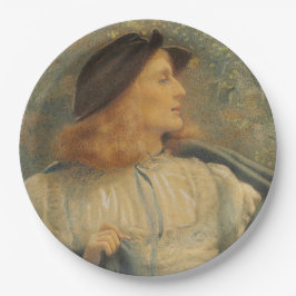 オーランド（美しい青年）（by E.R.ヒューズ） ペーパープレート