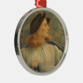 オーランド（美しい青年）（by E.R.ヒューズ） メタルオーナメント (右)