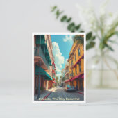 オーランドFLザシティビューティフル、旅行スタイル ポストカード (スタンド正面)