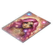 オーラ白熱［赤熱］光を放つー放射反射ノート ノートブック (左側)