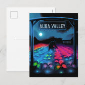 オーラ農業カラフルバレーホリデーハガキ シーズンポストカード (正面/裏面)