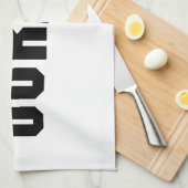 オーラ！ キッチンタオル (四つ折り)