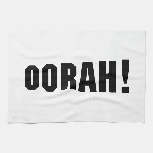 オーラ！ キッチンタオル (横)