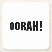 オーラ！ スクエアペーパーコースター (正面)