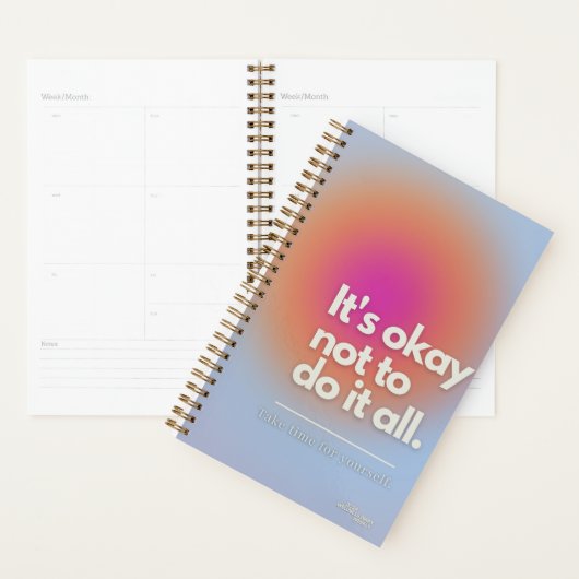 オーラ、ステッカー付きモチベーション プランナー手帳 (ディスプレー)