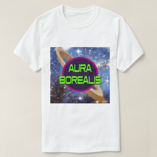 オーラ・ボレアリステレビ番組ラジオ Tシャツ (デザイン正面)