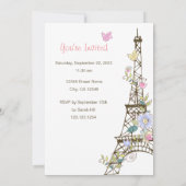 オーラ・ラ・パリジアン 招待状 (裏面)