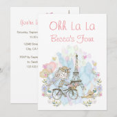 オーラ・ラ・パリジアン 招待状 (正面/裏面)