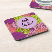 オーラ・ラ/モノグラムフローラコースターセット コースター (左側)