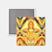 オーラ、強さ、瞑想_ マグネット (正面/裏面)