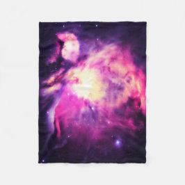 オーリオン大星雲 幽美なパープルのフリース フリースブランケット