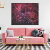 オーリガのIC410発光星雲 キャンバスプリント (インサイチュ (リビング))