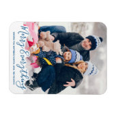 オーリメリーーチハッピー・アライズ・モダントレンディー・ブルー マグネット (横)