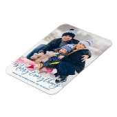 オーリメリーーチハッピー・アライズ・モダントレンディー・ブルー マグネット (左側)