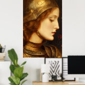 オーリンズの炎 | 聖ジョアン・オブ・アーク ポスター (ホームオフィス)