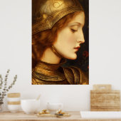 オーリンズの炎 | 聖ジョアン・オブ・アーク ポスター (キッチン)