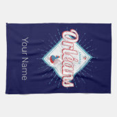 オーリンズロイレフランスレトロロスターヴィンテージ キッチンタオル (横)