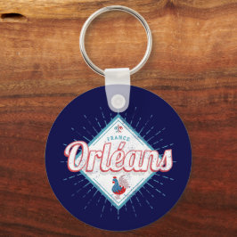 オーリンズロイレフランスレトロロスターヴィンテージ キーホルダー