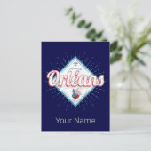 オーリンズロイレフランスレトロロスターヴィンテージ シーズンポストカード (スタンド正面)