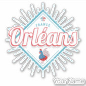 オーリンズロイレフランスレトロロスターヴィンテージ シール (正面)