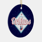 オーリンズロイレフランスレトロロスターヴィンテージ セラミックオーナメント (右)