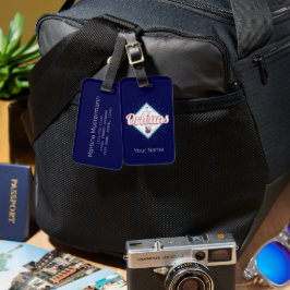 オーリンズロイレフランスレトロロスターヴィンテージ ラゲッジタグ